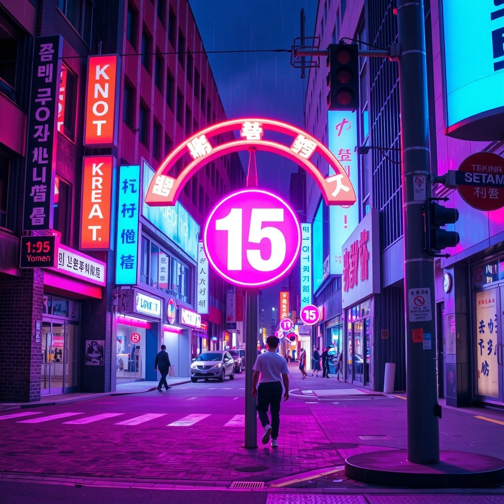 Sputora MT 15th Anniversary Neon Background